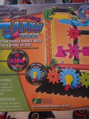 Zany Trax Marble Maze Building Set - Multi-Color by The Learning Journey